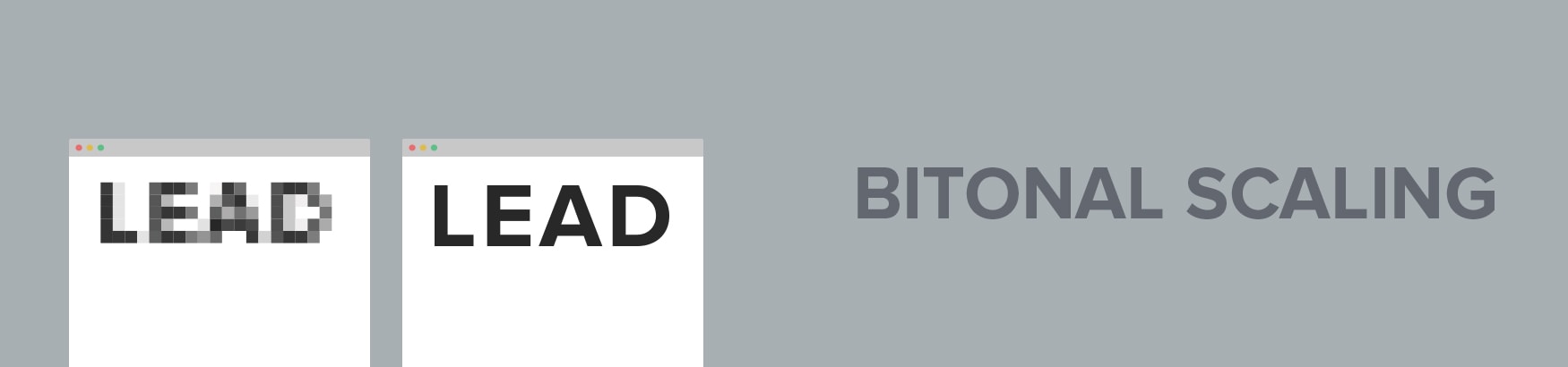 Bitonal Scaling Screenshot