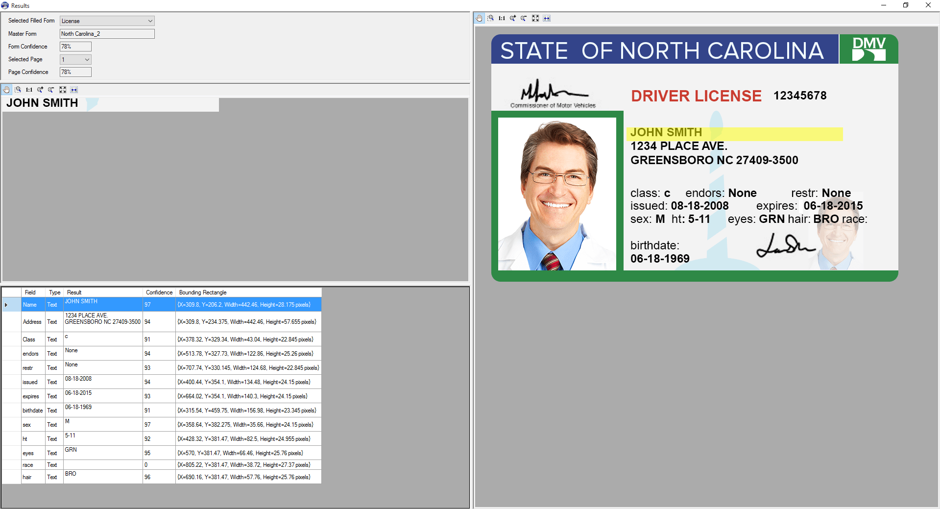 Ohio Drivers License Barcode Format