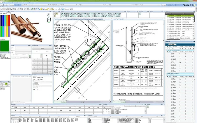 QuoteSoft Piping Screenshot