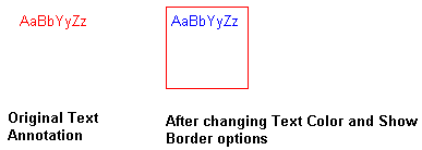 Annotation Text Object Styles