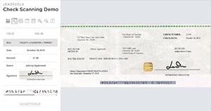 Bank Check Reader screenshot